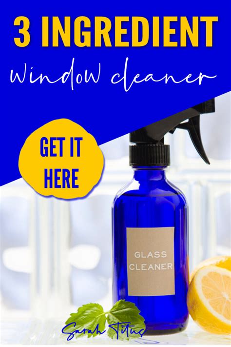 Active ingredients in window cleaner